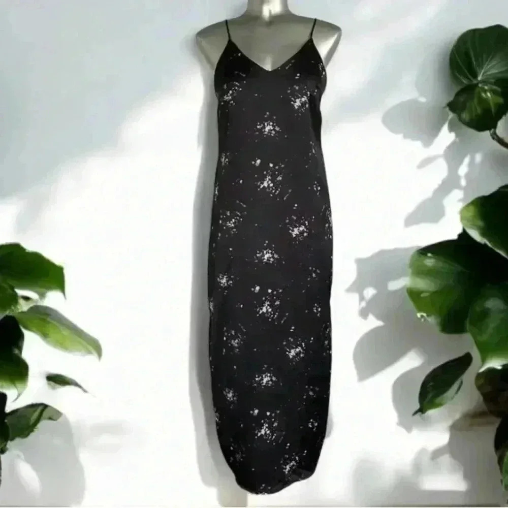2 for $30 💟Long Black Slip Dress - Picture 3 of 16